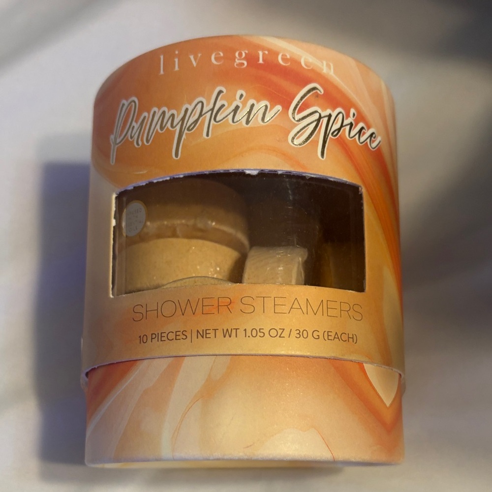 Livegreen Pumpkin Spice Shower Steamers